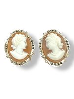 Pendientes Mandile 1922 Mujer Cammei antichi in Plata Conchiglia 2MORCM21